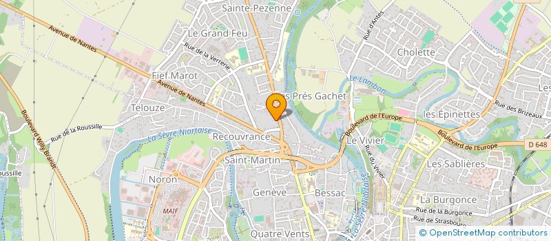 localisation de l'entreprise MONSIEUR DOMINIQUE MILLET à NIORT