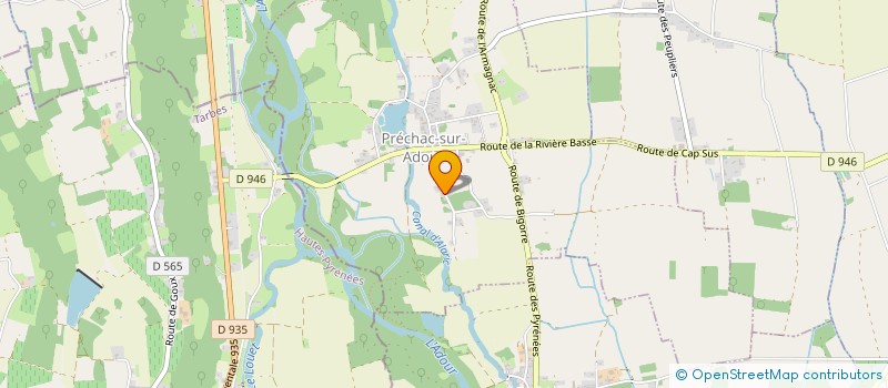 localisation de l'entreprise MONSIEUR DOMINIQUE MILLIERE  PRECHAC-SUR-ADOUR