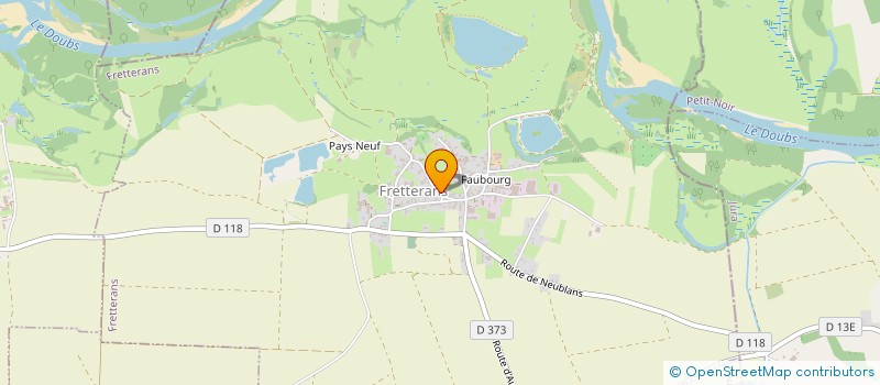 localisation de l'entreprise MONSIEUR DOMINIQUE MILLOT  FRETTERANS