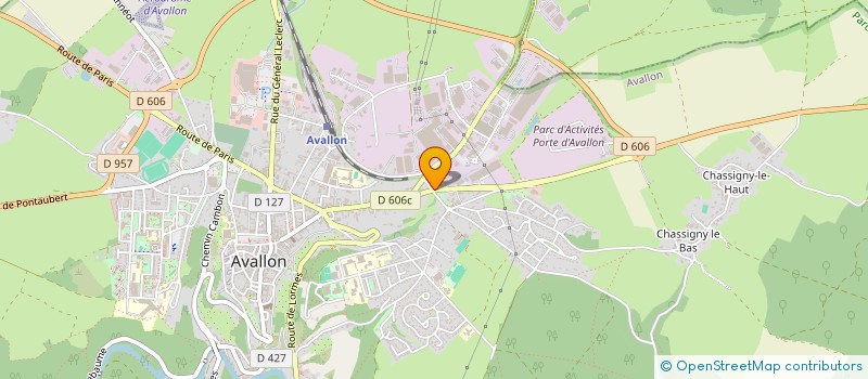localisation de l'entreprise MONSIEUR DOMINIQUE MILLOT à AVALLON