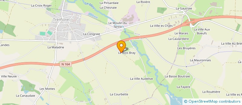 localisation de l'entreprise MONSIEUR DOMINIQUE MINARD à TREMOREL