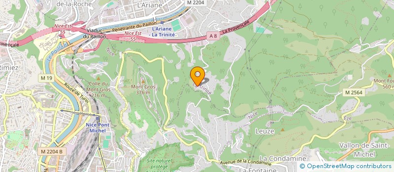 localisation de l'entreprise MONSIEUR DOMINIQUE MINNITI à LA TRINITE