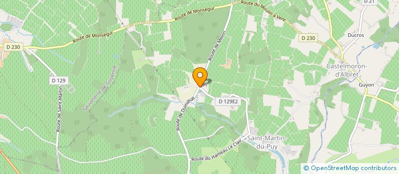 localisation de l'entreprise MONSIEUR DOMINIQUE MIOQUE  SAINT-MARTIN-DU-PUY