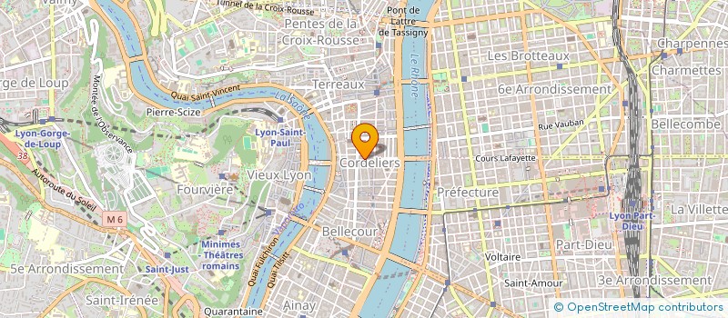 localisation de l'entreprise MONSIEUR DOMINIQUE MIRGUET à LYON