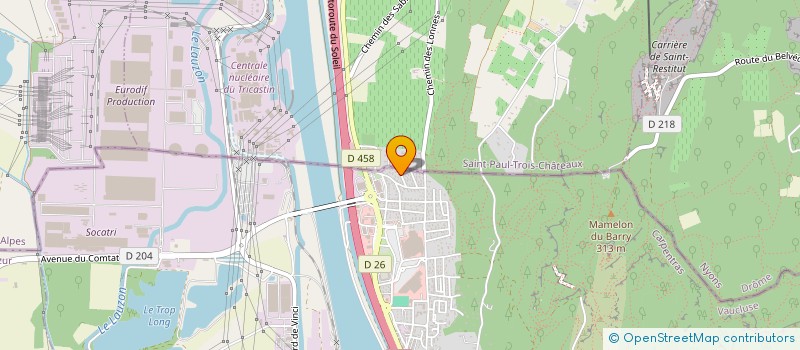 localisation de l'entreprise MONSIEUR DOMINIQUE MISITI à BOLLENE