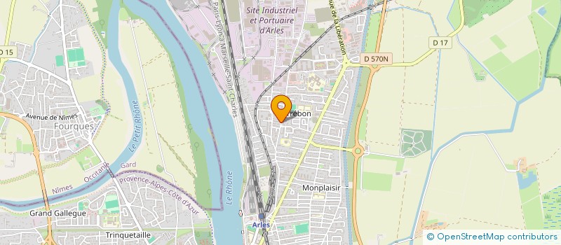 localisation de l'entreprise MONSIEUR DOMINIQUE MISTRAL à ARLES