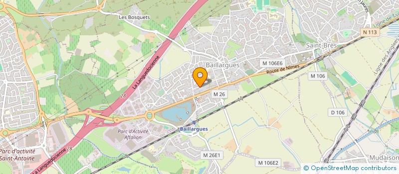 localisation de l'entreprise MONSIEUR DOMINIQUE MOCCELIN à BAILLARGUES