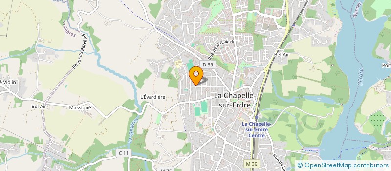 localisation de l'entreprise MONSIEUR DOMINIQUE MOINET à LA CHAPELLE-SUR-ERDRE