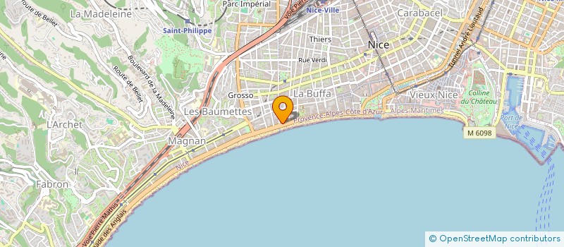 localisation de l'entreprise MONSIEUR DOMINIQUE MOITRY à NICE