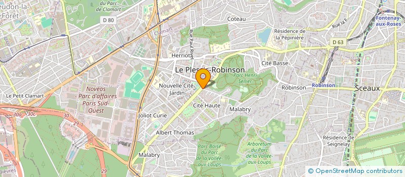 localisation de l'entreprise MONSIEUR DOMINIQUE MOITTIE à LE PLESSIS-ROBINSON