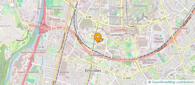 localisation de l'entreprise MONSIEUR DOMINIQUE MOLL à ECHIROLLES