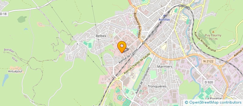 localisation de l'entreprise MONSIEUR DOMINIQUE MONLOUBOU à AURILLAC