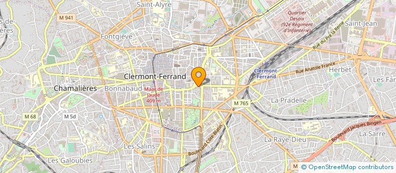 localisation de l'entreprise MONSIEUR DOMINIQUE MONNET à CLERMONT-FERRAND