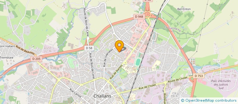 localisation de l'entreprise MONSIEUR DOMINIQUE MONNIER à CHALLANS
