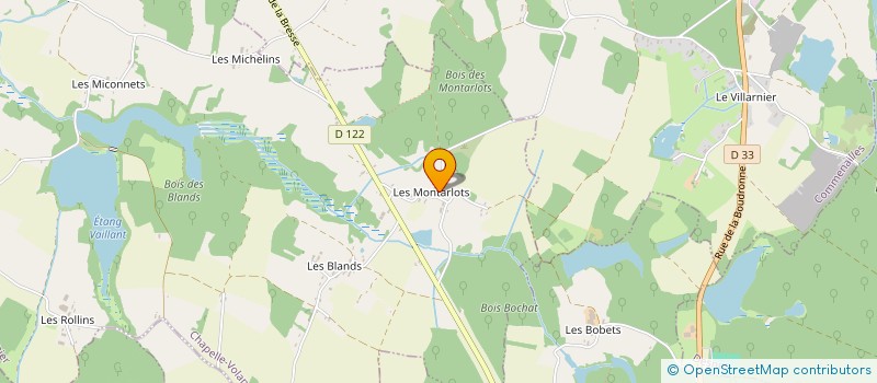 localisation de l'entreprise MONSIEUR DOMINIQUE MONNIN  CHAPELLE-VOLAND