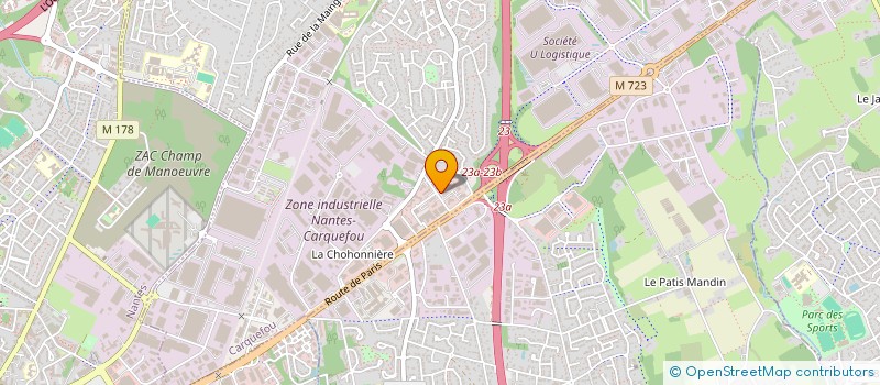 localisation de l'entreprise MONSIEUR DOMINIQUE MONNOIR  CARQUEFOU