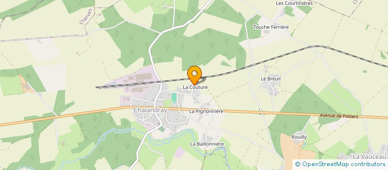 localisation de l'entreprise MONSIEUR DOMINIQUE MONTASSIER  CHALANDRAY