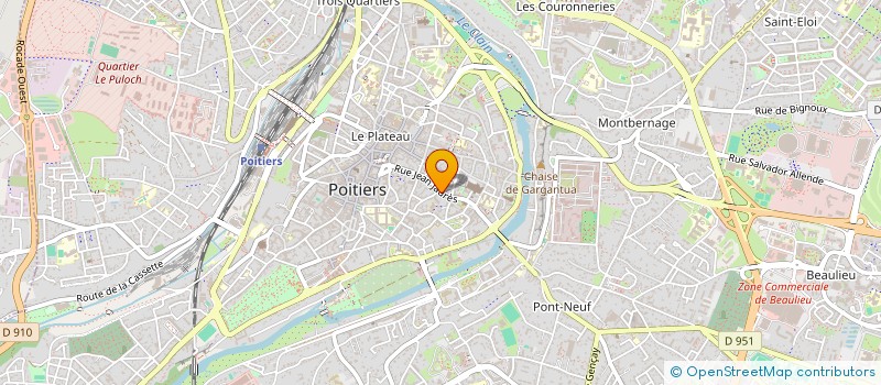 localisation de l'entreprise MONSIEUR DOMINIQUE MONTEIL  POITIERS