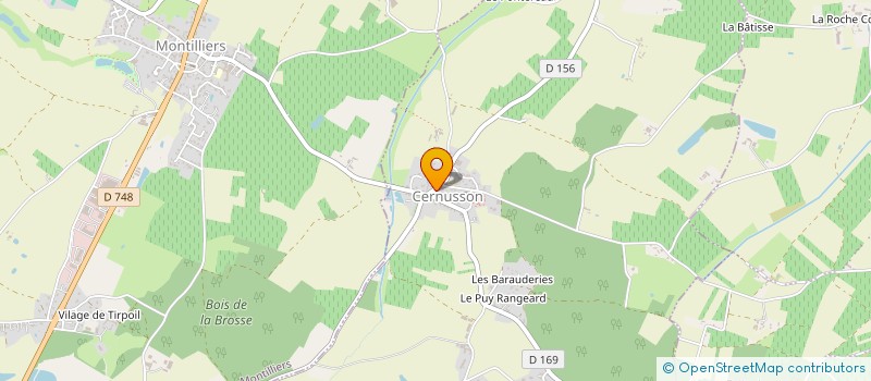 localisation de l'entreprise MONSIEUR DOMINIQUE MONTEL  CERNUSSON