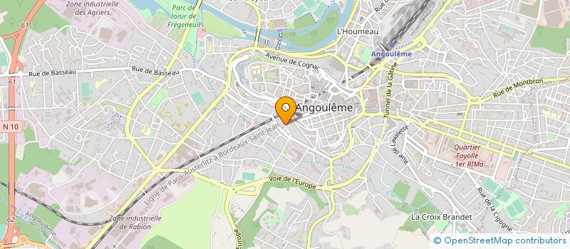 localisation de l'entreprise MONSIEUR DOMINIQUE MONTHEIL à ANGOULEME