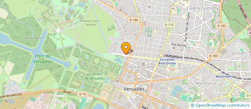 localisation de l'entreprise MONSIEUR DOMINIQUE MONTJEAN à VERSAILLES