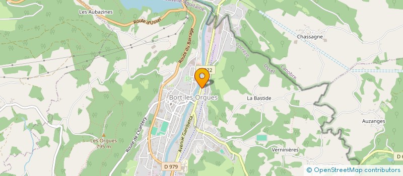 localisation de l'entreprise MONSIEUR DOMINIQUE MONZAT  BORT-LES-ORGUES