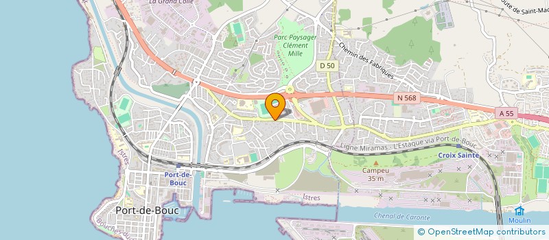 localisation de l'entreprise MONSIEUR DOMINIQUE MORA  PORT-DE-BOUC