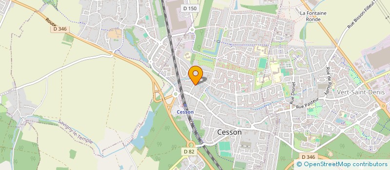 localisation de l'entreprise MONSIEUR DOMINIQUE MORATTI  CESSON