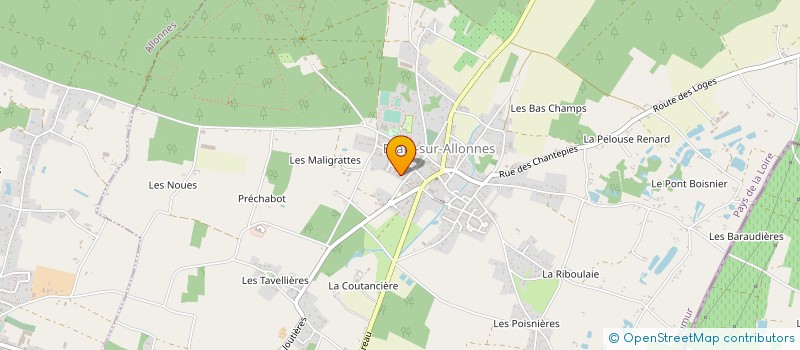 localisation de l'entreprise MONSIEUR DOMINIQUE MOREAU à BRAIN-SUR-ALLONNES