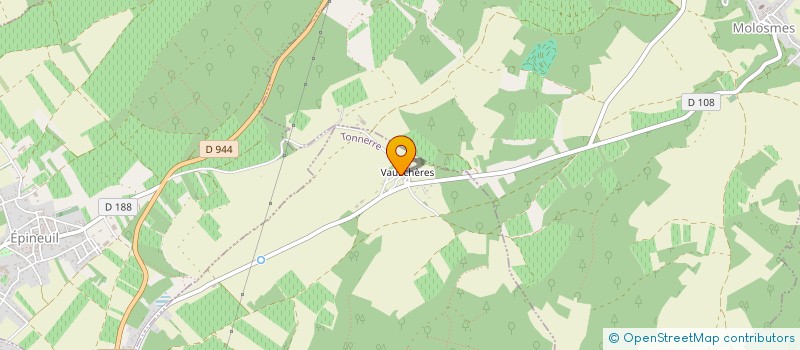 localisation de l'entreprise MONSIEUR DOMINIQUE MOREAU  TONNERRE