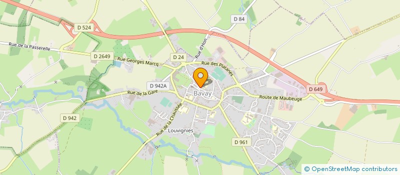 localisation de l'entreprise MONSIEUR DOMINIQUE MOREAU  BAVAY