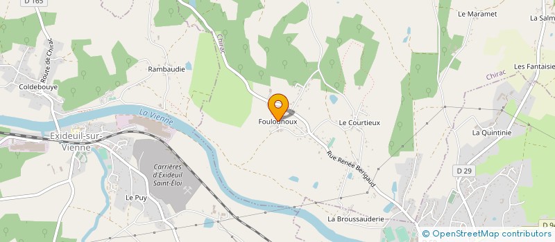localisation de l'entreprise MONSIEUR DOMINIQUE MOREAU à CHIRAC
