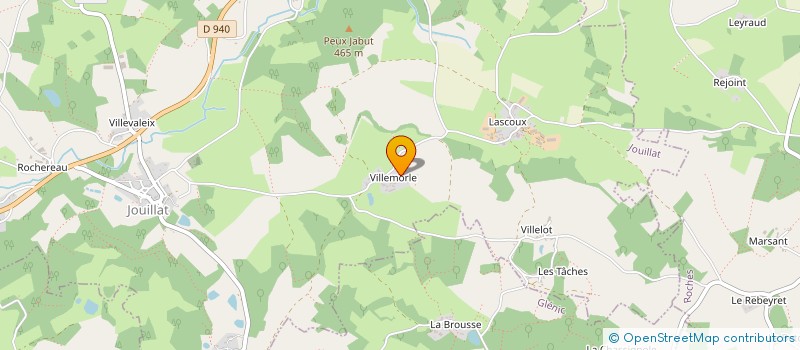 localisation de l'entreprise MONSIEUR DOMINIQUE MOREAU à JOUILLAT