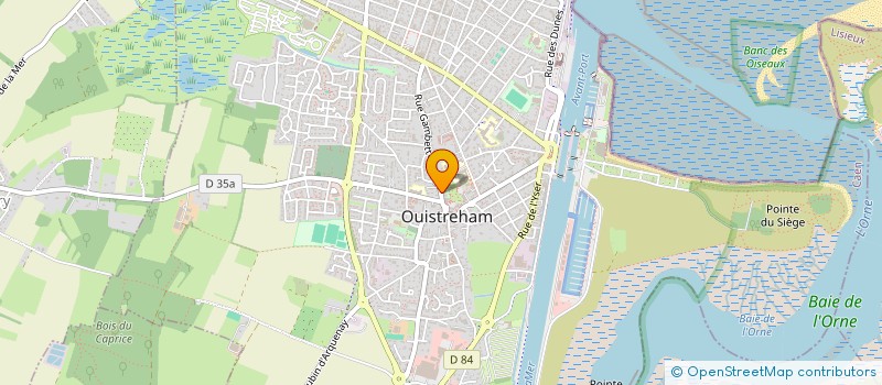 localisation de l'entreprise MONSIEUR DOMINIQUE MOREL  OUISTREHAM