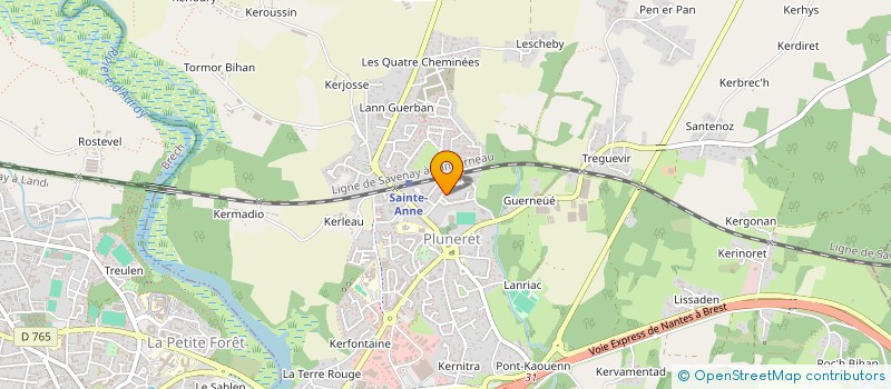 localisation de l'entreprise MONSIEUR DOMINIQUE MOREL  PLUNERET