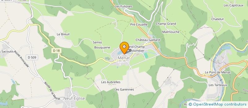 localisation de l'entreprise MONSIEUR DOMINIQUE MOREL  NEUF-EGLISE