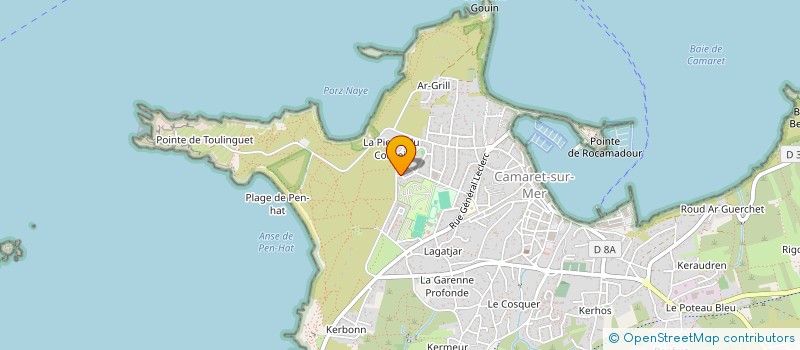 localisation de l'entreprise MONSIEUR DOMINIQUE MOREL  CAMARET-SUR-MER