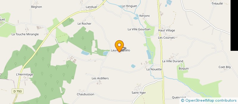 localisation de l'entreprise MONSIEUR DOMINIQUE MOREUL à MENEAC