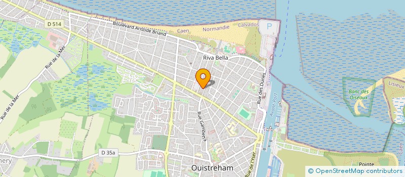 localisation de l'entreprise MONSIEUR DOMINIQUE MORICE  OUISTREHAM