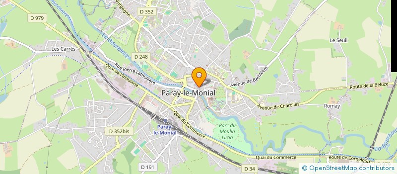 localisation de l'entreprise MONSIEUR DOMINIQUE MORIN  PARAY-LE-MONIAL