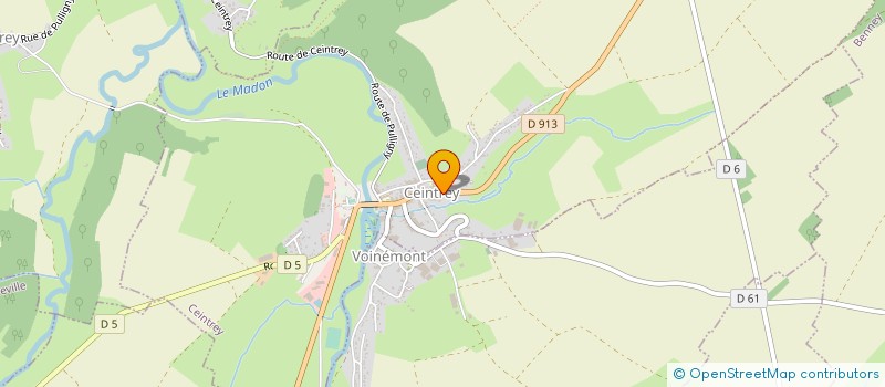 localisation de l'entreprise MONSIEUR DOMINIQUE MORIZOT  CEINTREY