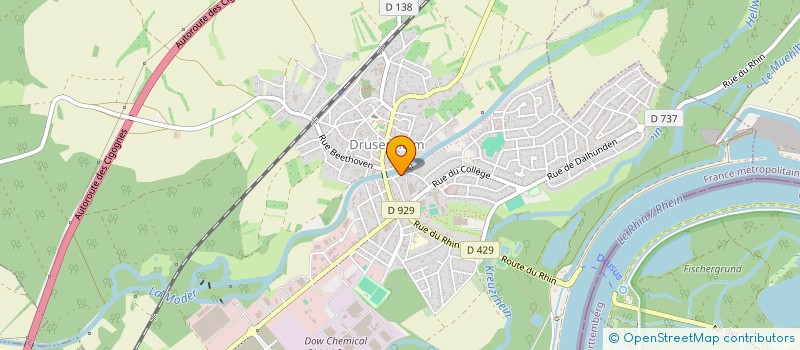 localisation de l'entreprise MONSIEUR DOMINIQUE MOSCHEROSCH  DRUSENHEIM