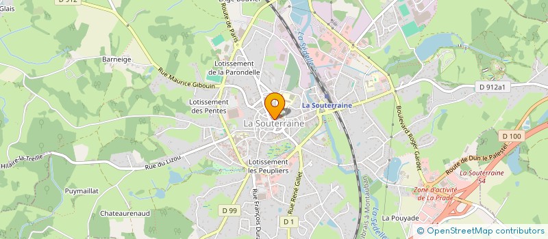 localisation de l'entreprise MONSIEUR DOMINIQUE MOSSER à LA SOUTERRAINE