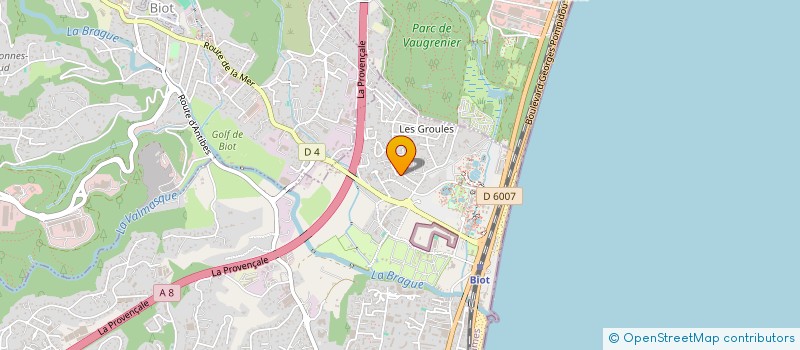 localisation de l'entreprise MONSIEUR DOMINIQUE MOTIN à ANTIBES