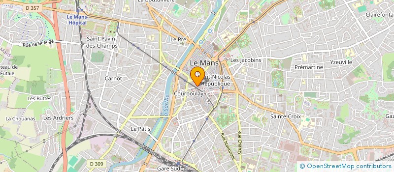 localisation de l'entreprise MONSIEUR DOMINIQUE MOUILLEAU à LE MANS
