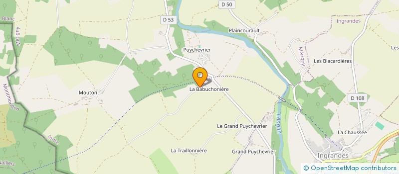 localisation de l'entreprise MONSIEUR DOMINIQUE MOURRAIN à MERIGNY