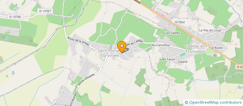 localisation de l'entreprise MONSIEUR DOMINIQUE MOUTET à SAINT-ROMAIN-LA-VIRVEE