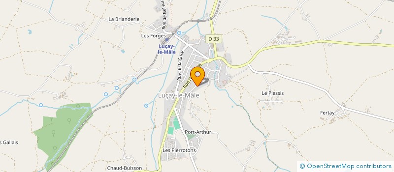 localisation de l'entreprise MONSIEUR DOMINIQUE MOUZE à LUCAY-LE-MALE