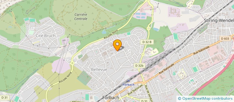 localisation de l'entreprise MONSIEUR DOMINIQUE MUCKLI  FORBACH