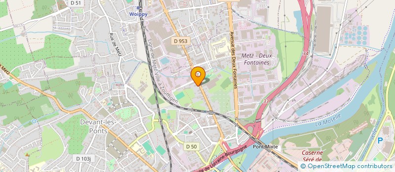 localisation de l'entreprise MONSIEUR DOMINIQUE MUNEROT  METZ